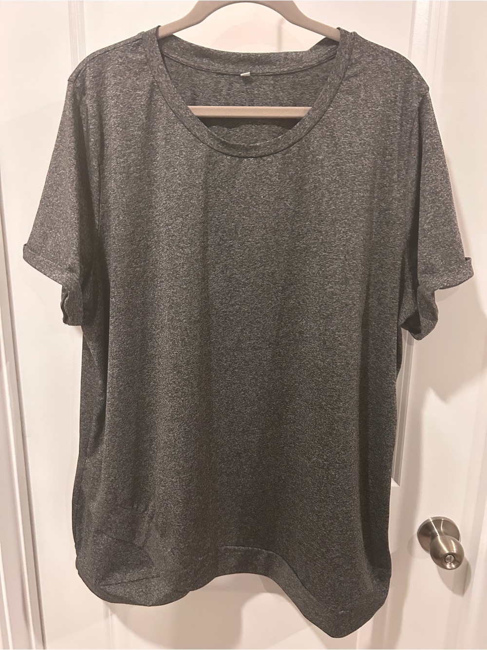 Women’s Heather Gray Short Sleeve Crewneck Shirt